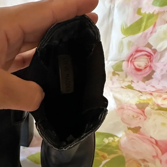 Steve Madden Black Ankle Boots - Picture 10 of 11